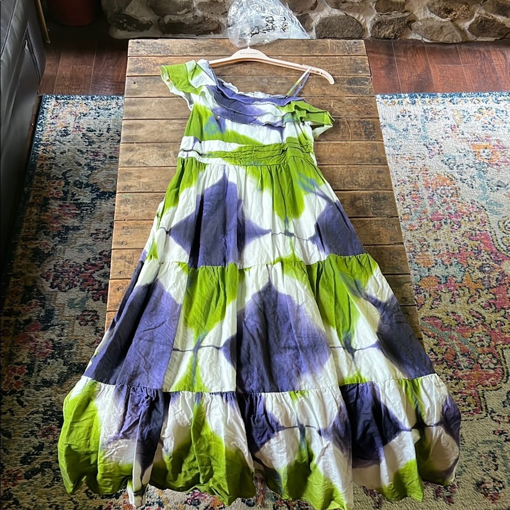 Busayo one shoulder summer maxi dress size 8
